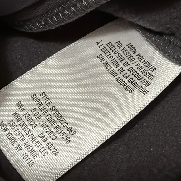 NWT Spyder Waffle Knit Shirt Jacket-Sz S-Gray-Snap Up Front - Picture 16 of 17